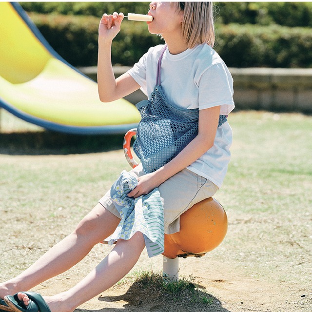 twotone bag / カラーネット 3way バッグ