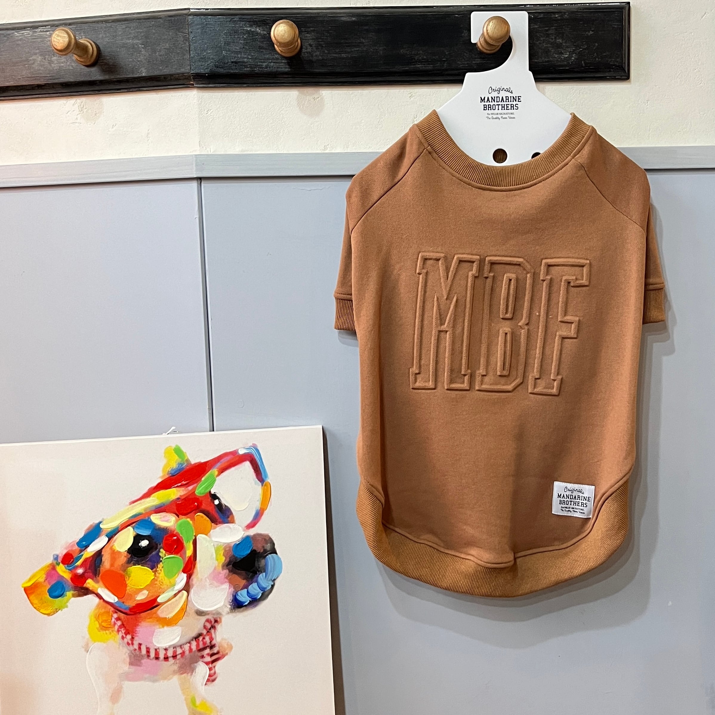 サイズ3L 【EMBOSS LOGO SWEAT】MANDARINE BROTHERS 犬服　ドッグウェア