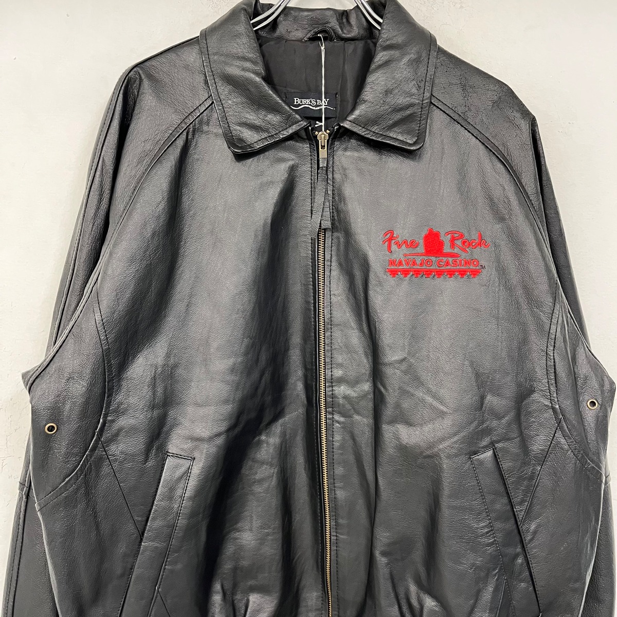 BURK'S BAY used leather jacket SIZE S4 one day store