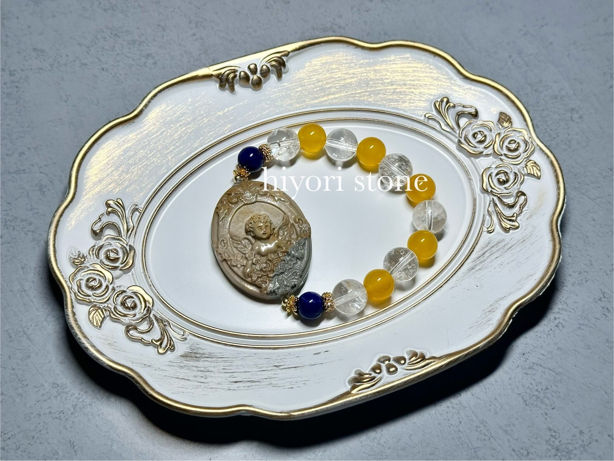 【セール価格】 時間を司る天使サリエル 壁掛けオブジェ(定価16800円) 七大天使シリーズ美を司る天使 | 陽よりstone