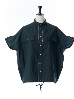 梯子レースブラウス(ブラック)