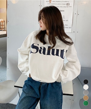 ◆ 英字ロゴトレーナー裏起毛スウェット ◆ 英字ロゴトレーナー裏起毛スウェット