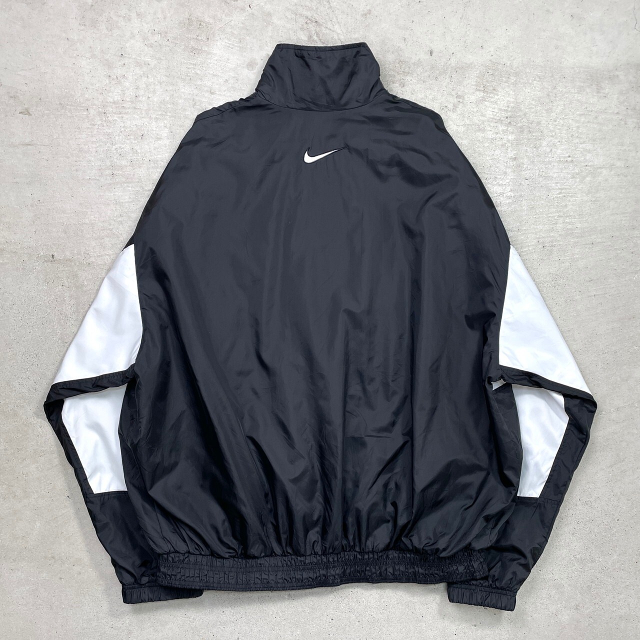 90年代 NIKE ナイキ ロゴ刺繍 ナイロンジャケット トラックジャケット 