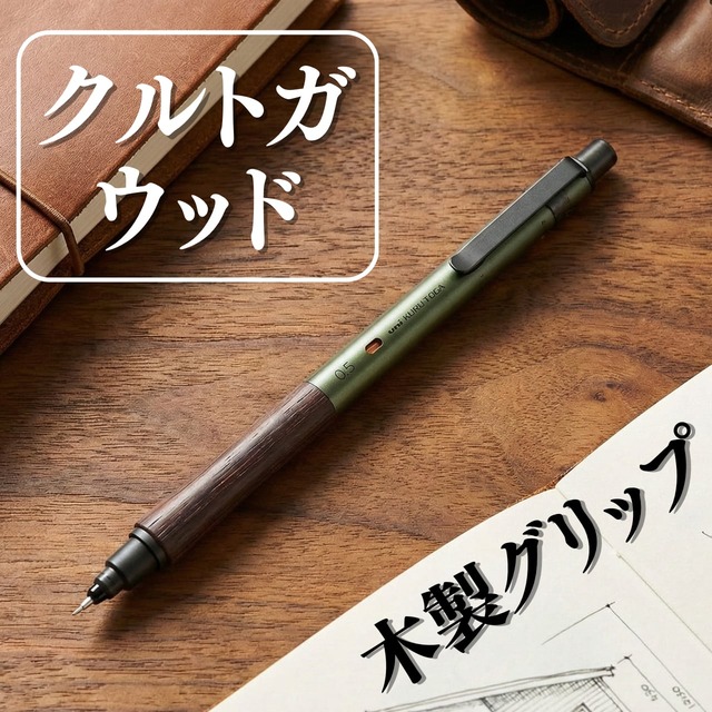 【三菱鉛筆】クルトガ ウッド（KURUTOGA WOOD）