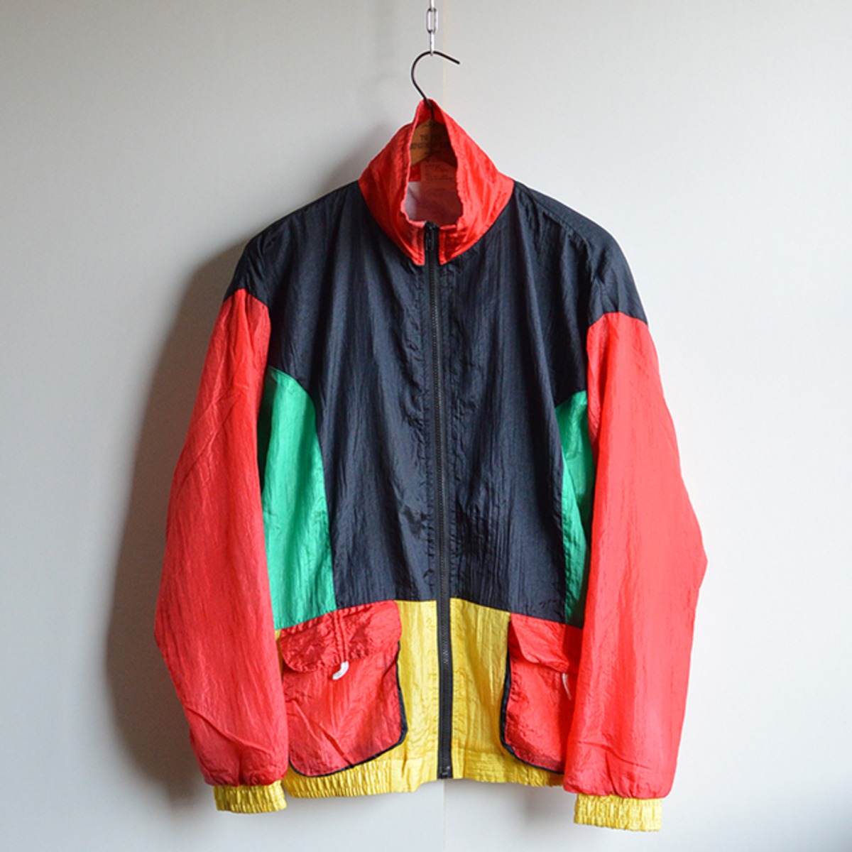 80s ラスタカラー ナイロンブルゾン | NY OLDIES