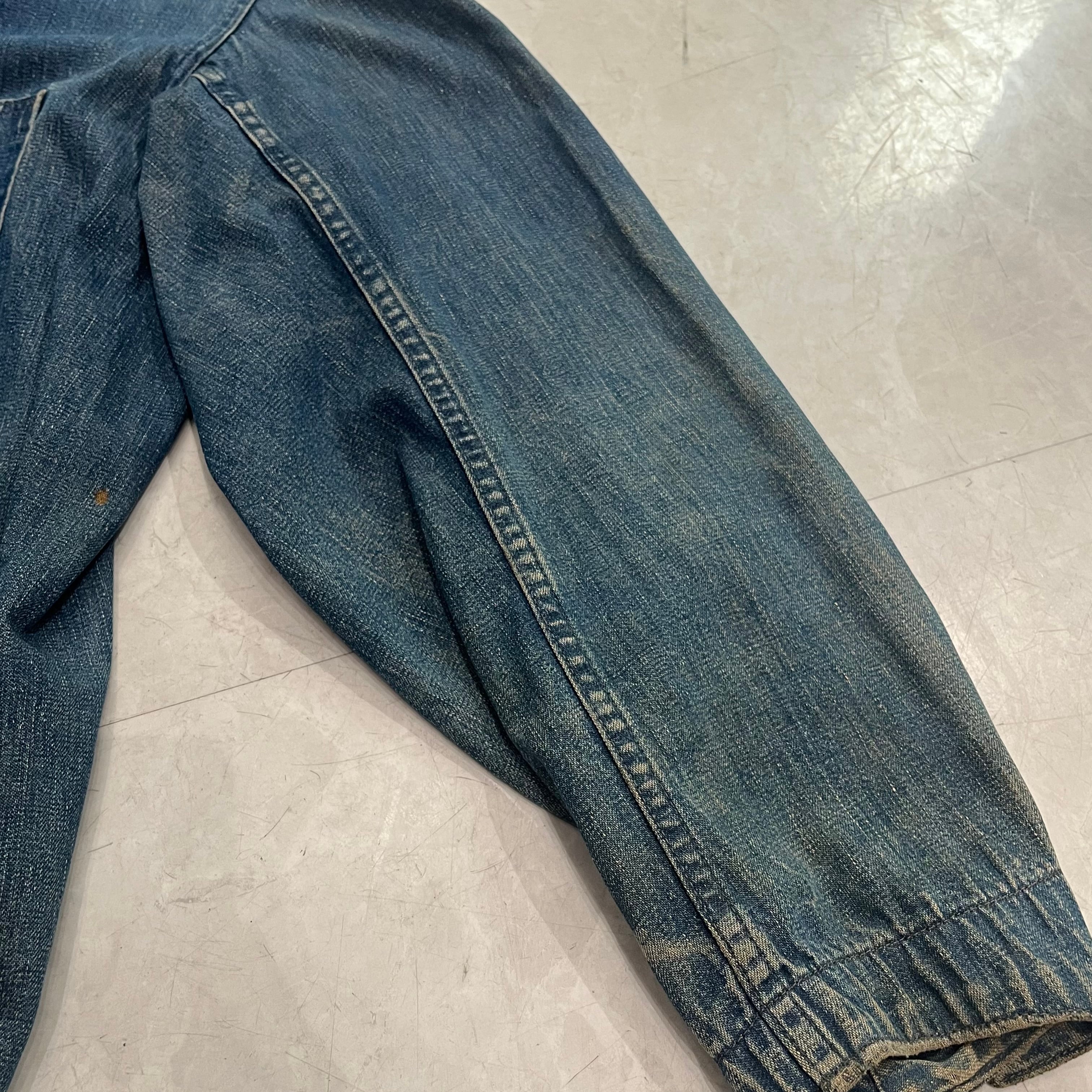 20s～30s 3Pocket Denim Coverall 20年代 30年代 デニム カバーオール