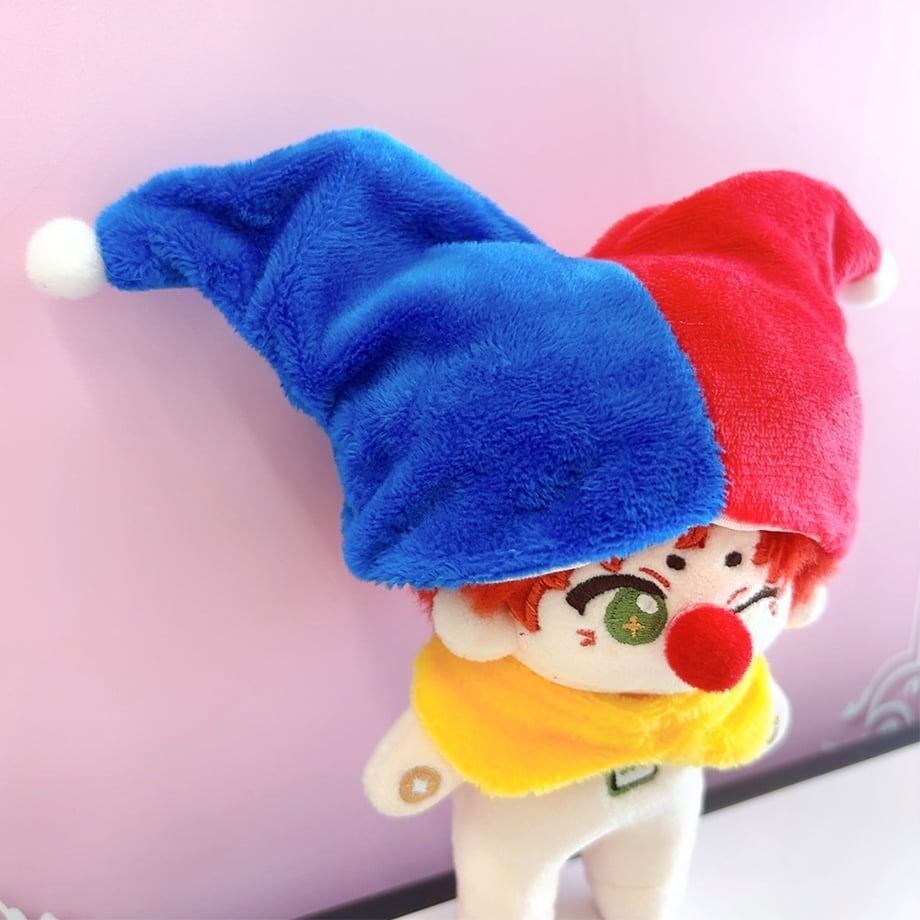 はぴぬい　ぬい服　IKnowスーツ　帽子 ピエロ】帽子&赤い鼻&衿セット【10cm用】TGMC-1214 | 推し活グッズの