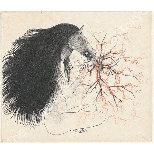 箕輪千絵子「病を喰う-心臓-」