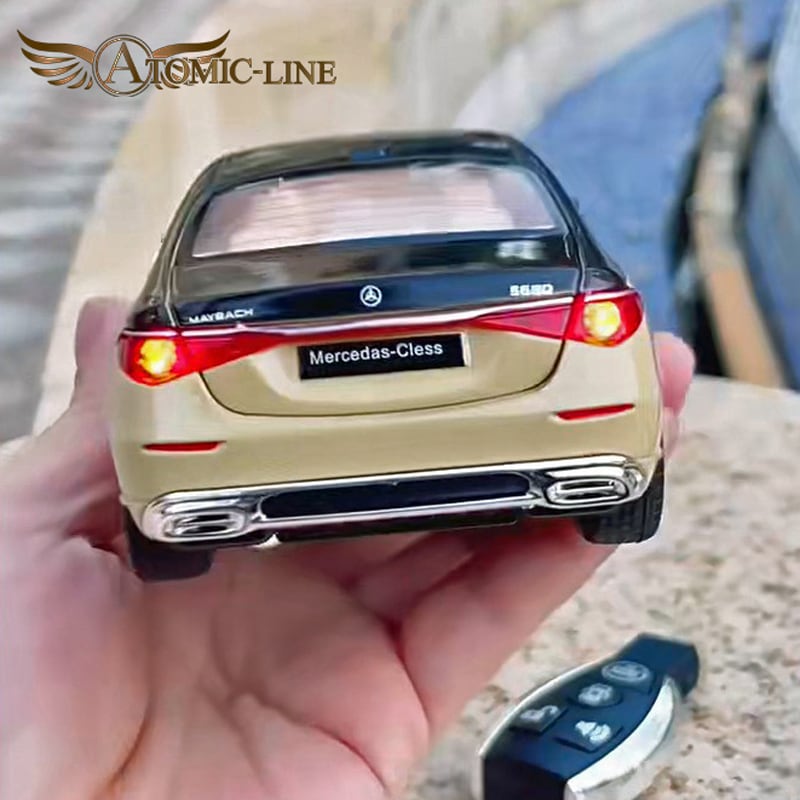 Mercedes マイバッハ S680 キーレスリモコン USB充電 1/24 ミニカー 全