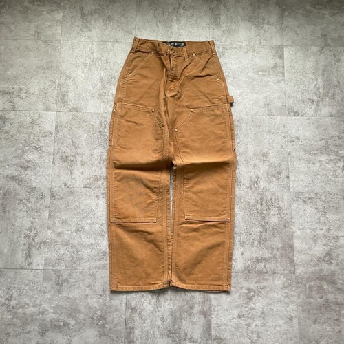 10s USA製 ブラウン ダブルニー Carhartt B01 28×30