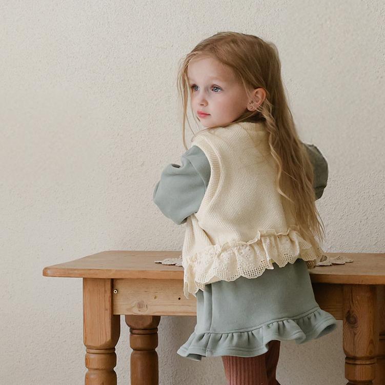 «予約»«puella flo» アレンニットベスト 2colors