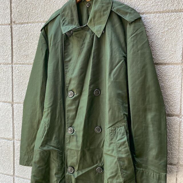 ヴィンテージ vintage ミリタリージャケット MIL-R-3386 ミリタリー 50s 米軍 USAF 黒タグ rain coat レイン コート ネイビー系