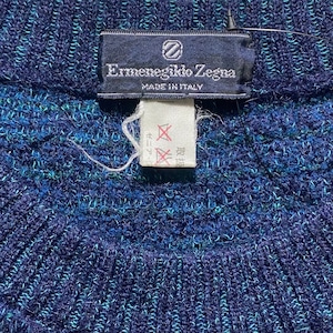 vintage ERMENEGILDO ZEGNA low gauge mohair sweater