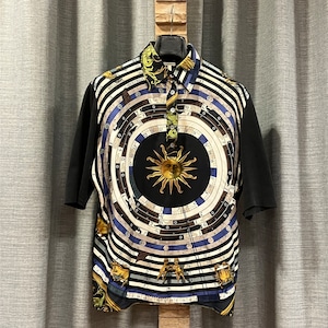 HERMES COMBINATION POLO SHIRT《XL》