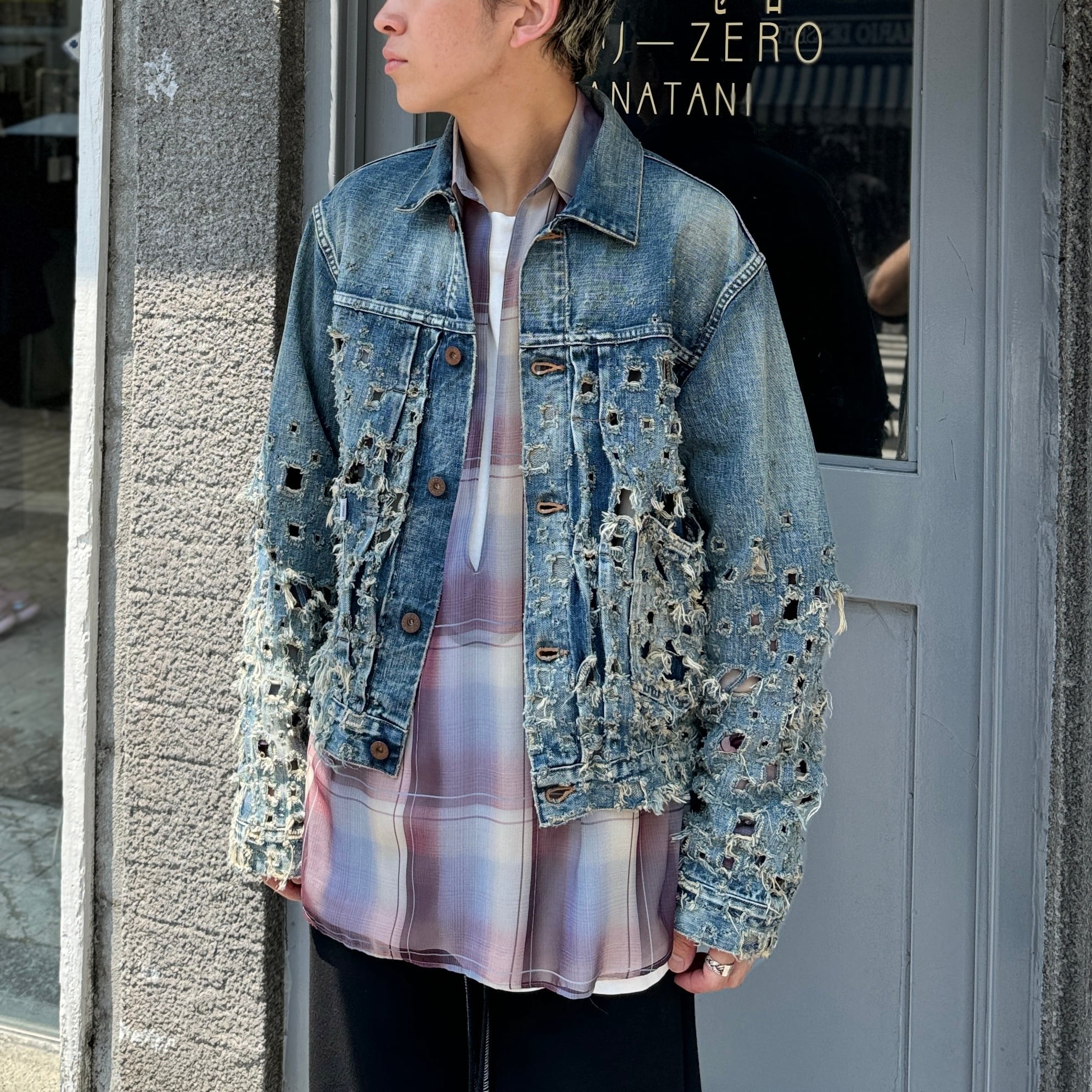SUGARHILL / CRASHED MODERN DENIM JACKET / FADED INDIGO | ふぁいん