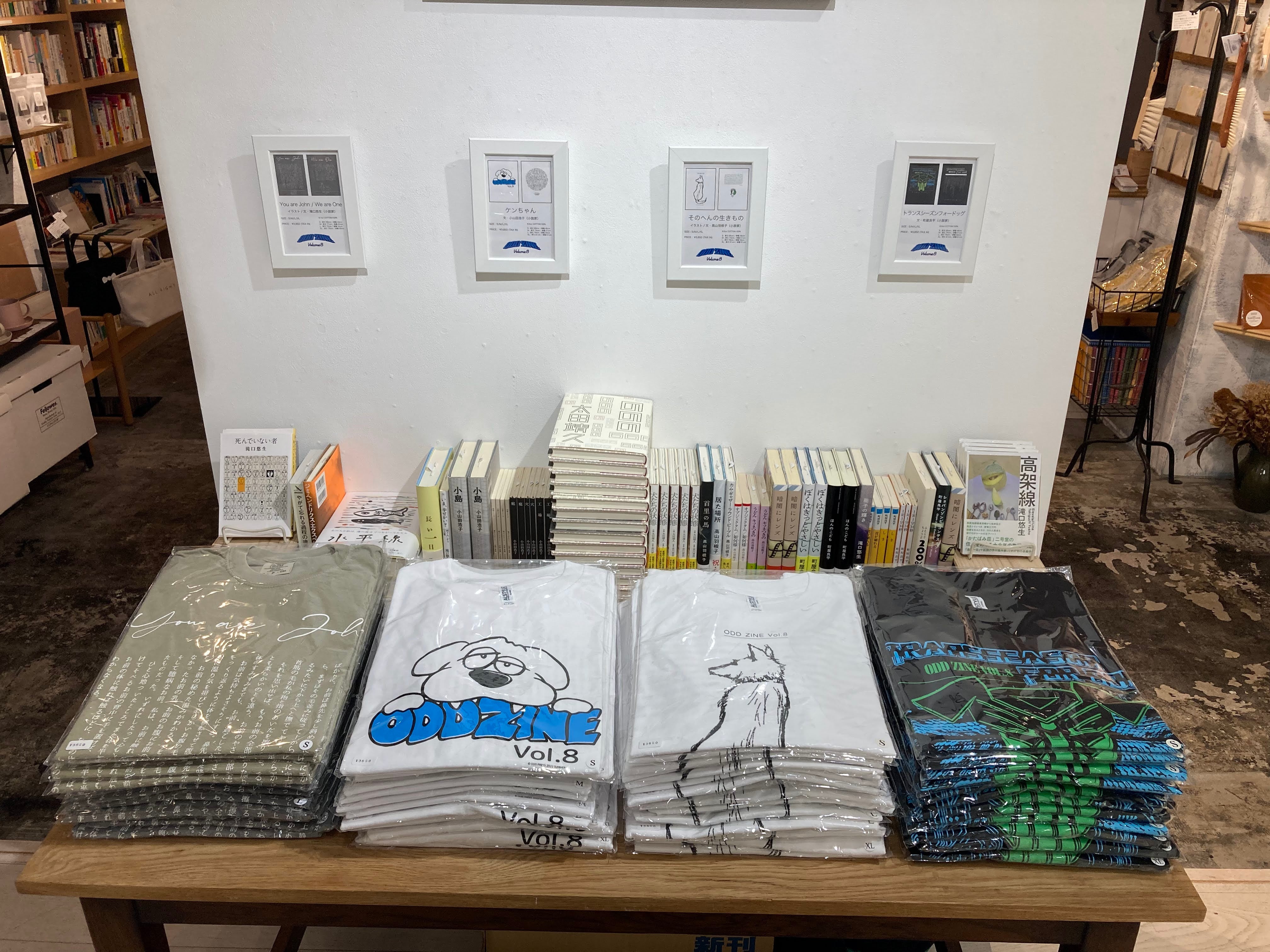 ODD ZINE Vol.8（T-Shirt）滝口悠生（小説家）BEIGE