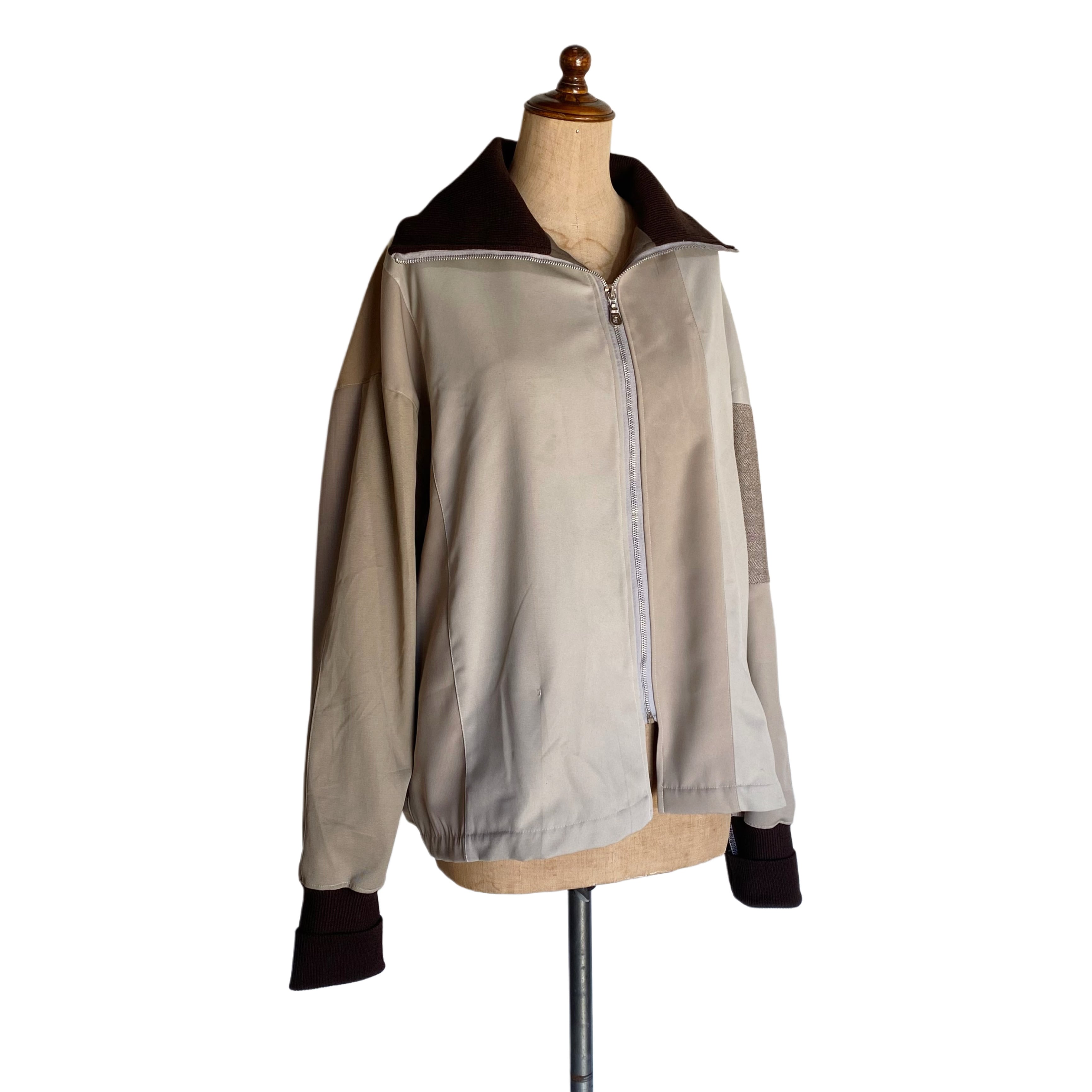 トラックジャケット L オリーブ　ホワイト　ベージュ　ニードルズ　141 Rebuild suits track jacket off-white | REMAKEBYK