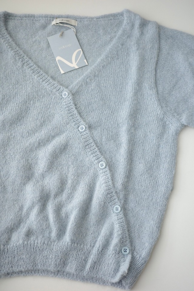 (即納) mellounge / Standing wrap cardigan