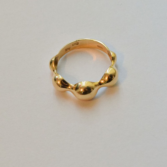 14K Gold Drop Ring