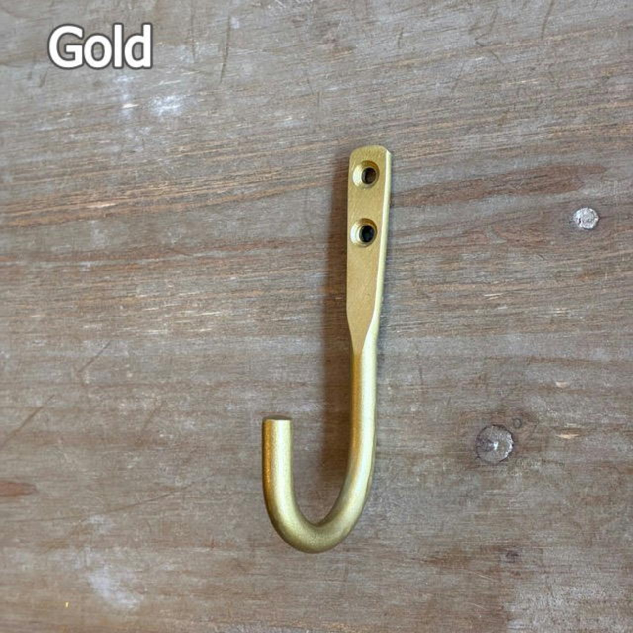India Iron hook 2color　インド　アイアンフック　全2色　ブラック　ゴールド　DIY　収納　ハンギング　鉄物　壁掛け　ポールフック　ウォールフック　シングルフック