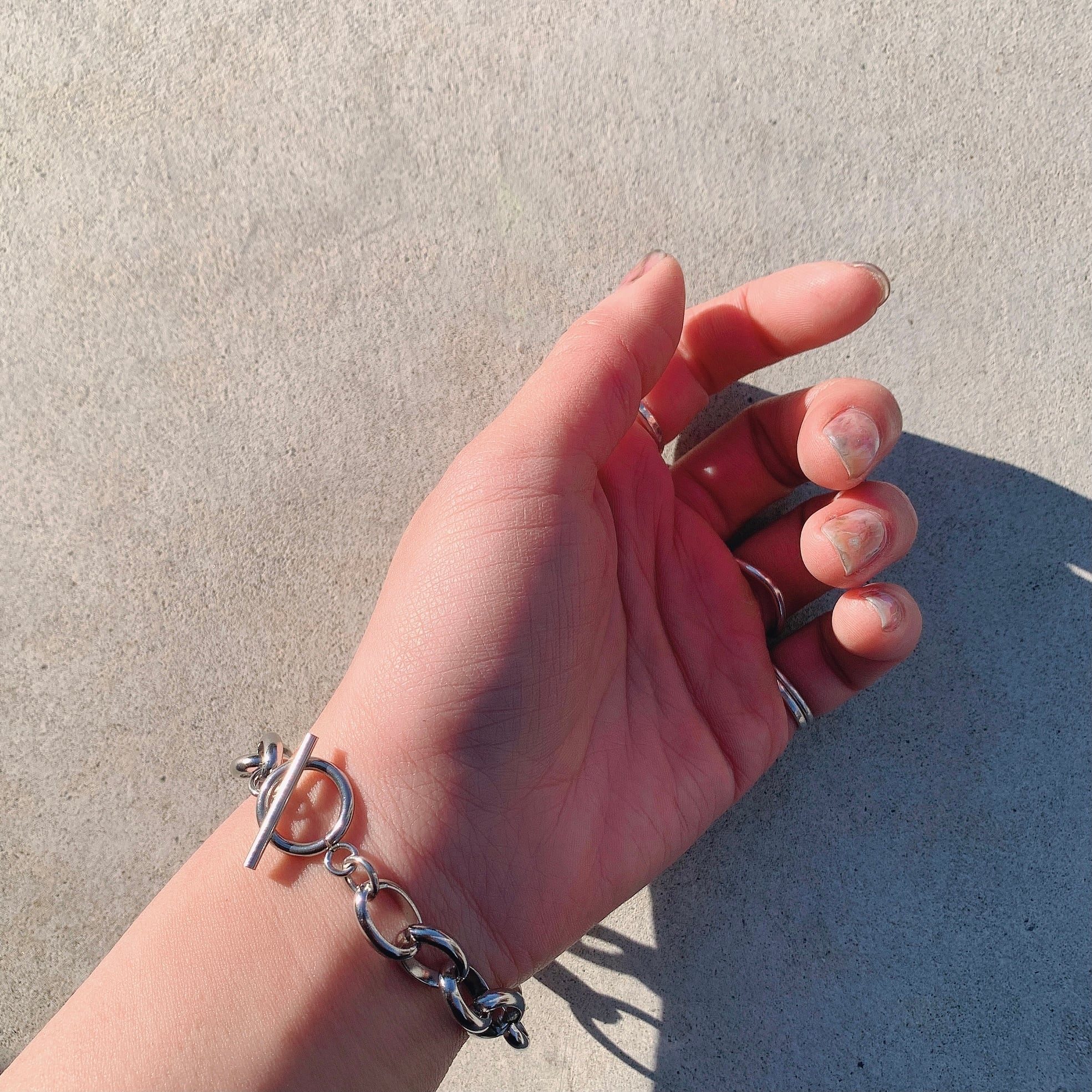 おしゃれ ブレスレット 指輪 脛F g2 stainless＞ Dome/L bracelet | glanta