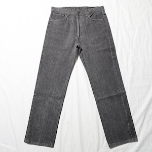美品 36×30 Levi’s 501 USA 92年 先染めブラックデニムパンツ リーバイス