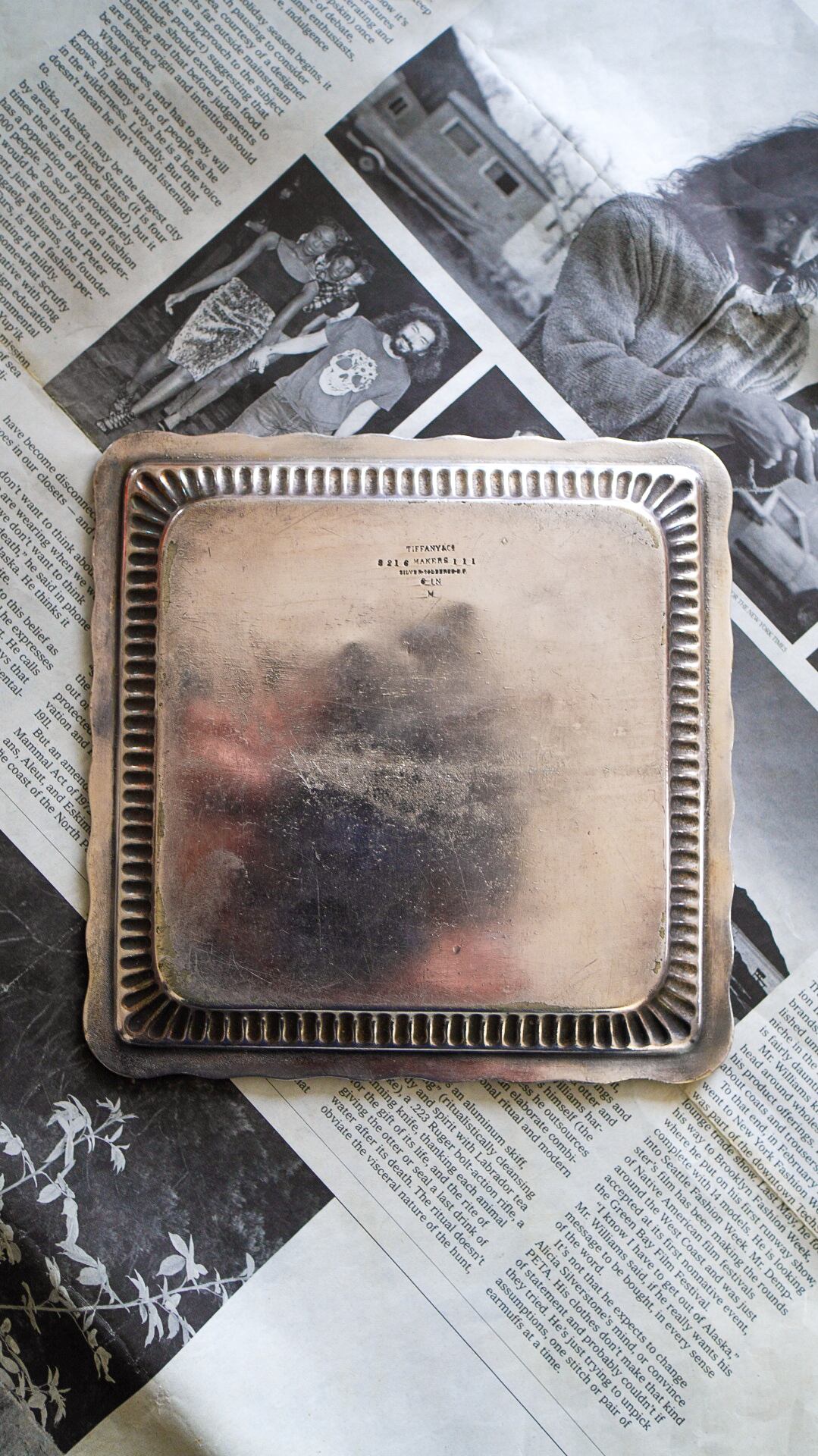 1920s アンティーク TIFFANY & Co. トレー シルバー 925 ティファニー「トレイ」《アンティックかとう》
