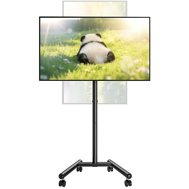 ➆特注フロアモニタースタンド 移動式 13-42インチ液晶モニターに対応