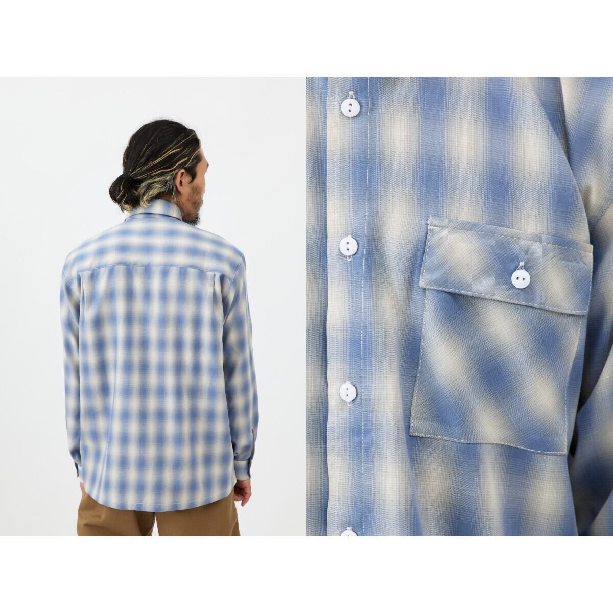 OMBRE CHECK L/S SHIRTS - 3 | 【BIG MIKE / ビッグマイク】公式