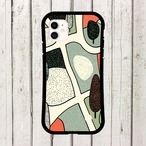 受注生産 iPhoneケース くすみカラーの道路ネットワーク｜都市地図 UMAP015D