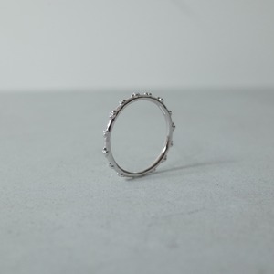Narrow Tsubu Ring (Silver) [WM-RG127]