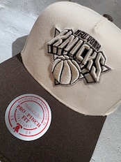 Mitchell&Ness/ミッチェルアンドネス NBA ニューヨーク・ニックス キャップ クリーム