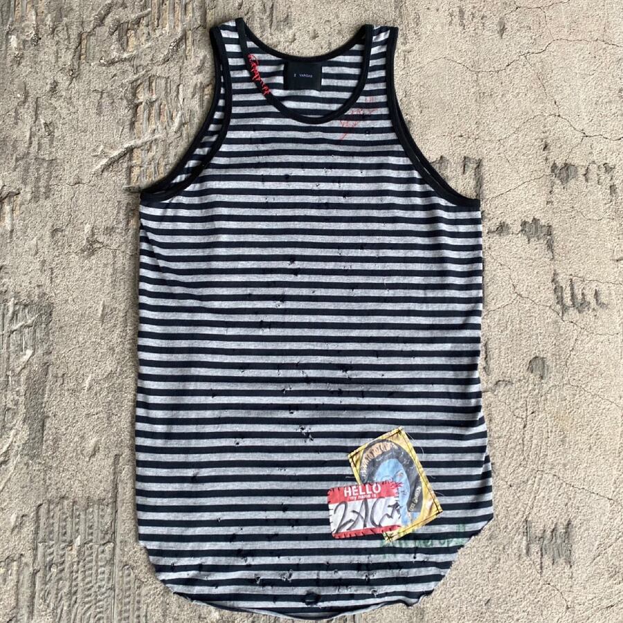 zac vargas ロングタンク　Mサイズ NEW】ZAC VARGAS / patch tank top/5色展開 | AYIN