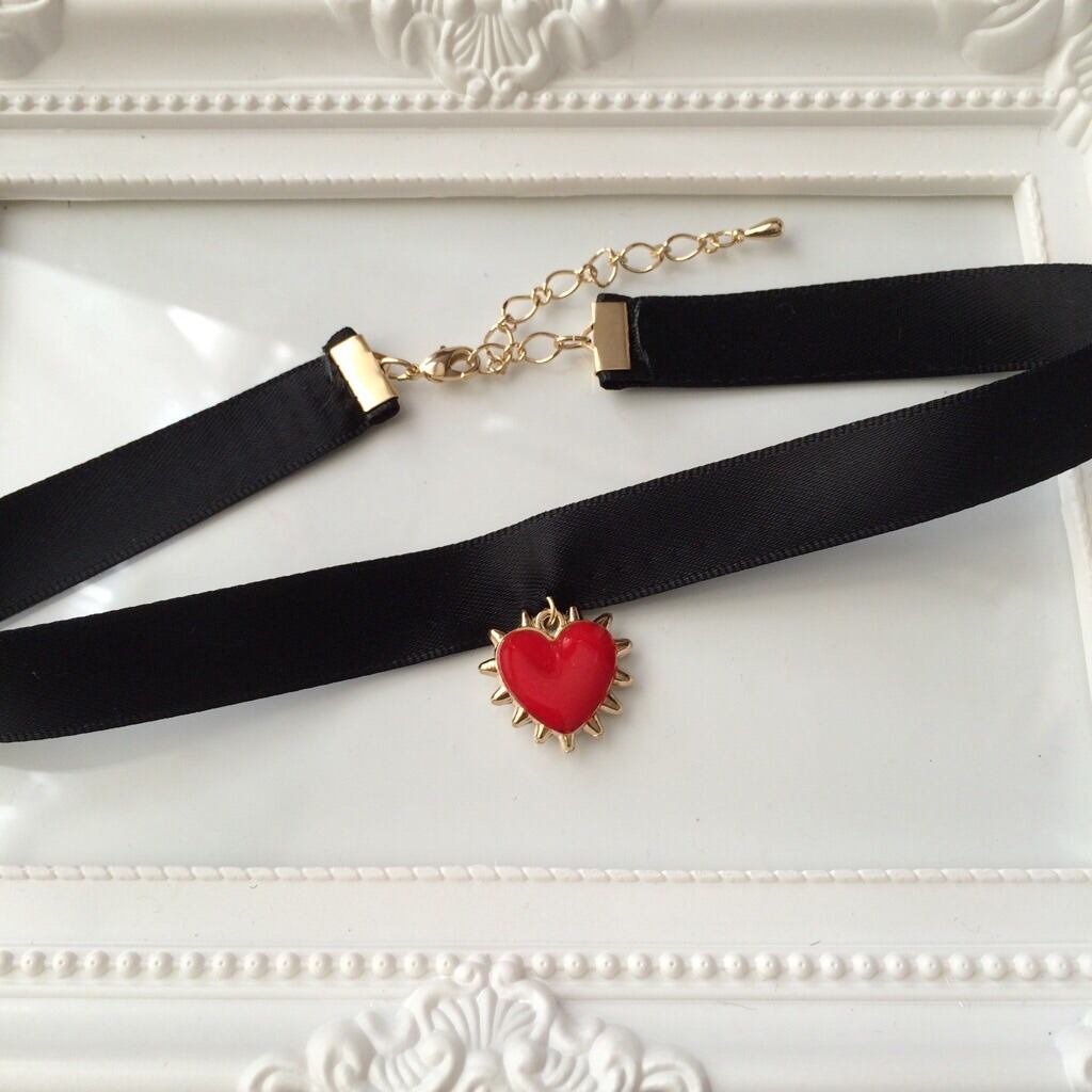 トゲトゲハート リボンチョーカー | Risaki