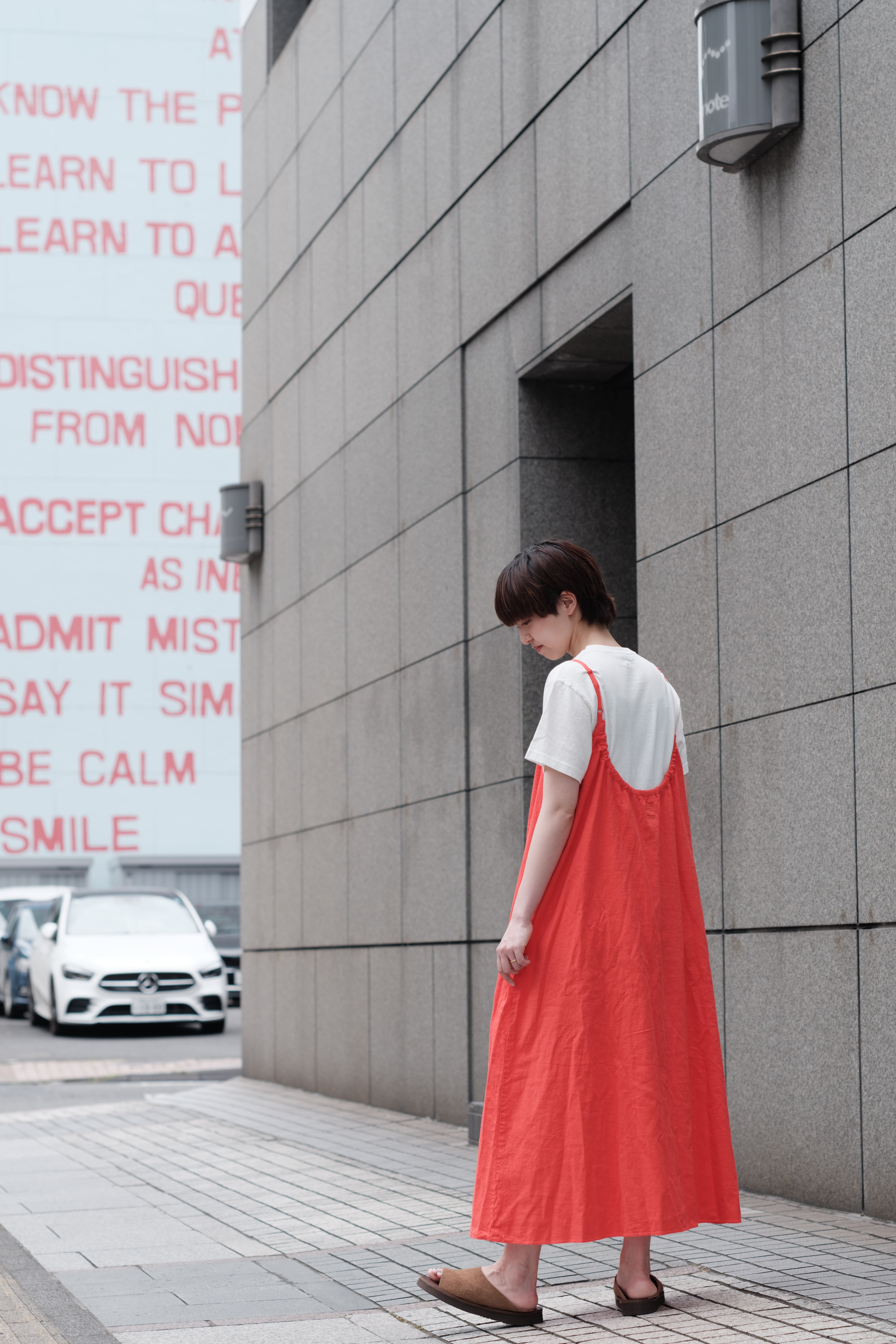 maillot】 linen rich cami OP | theater(シアター)