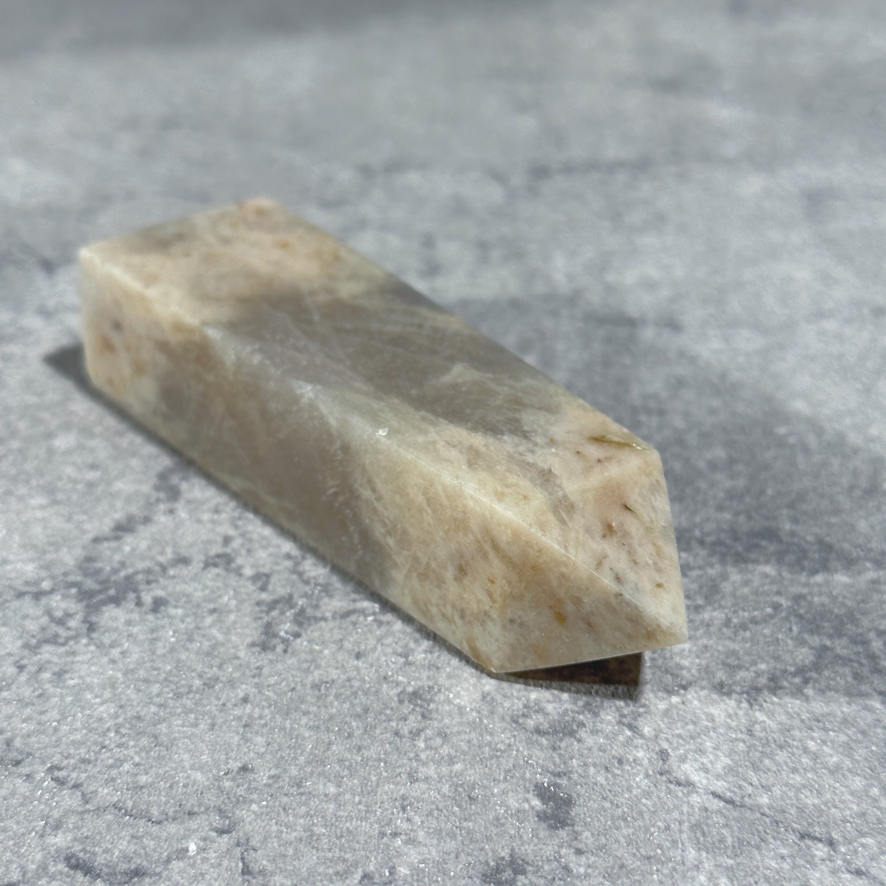 サン&ムーンストーン　スタンド付き サン＆ムーンストーン タワー24◇ Sun & Moon Stone ◇ 天然石・鉱物