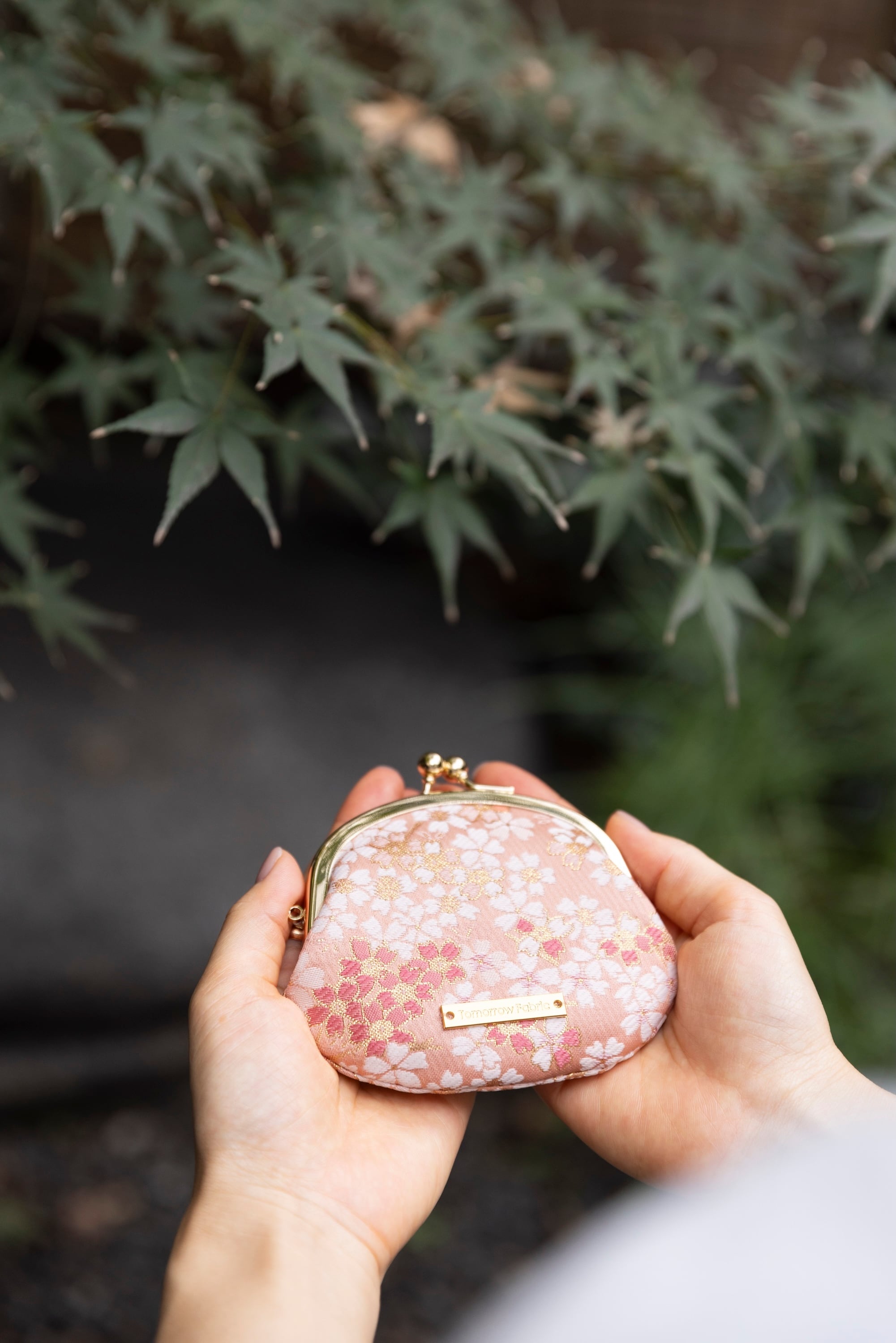 西陣織がま口財布 SAKURA / NWG4 | Tomorrow Fabric
