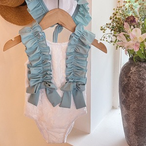 花柄フリルデザイン水着