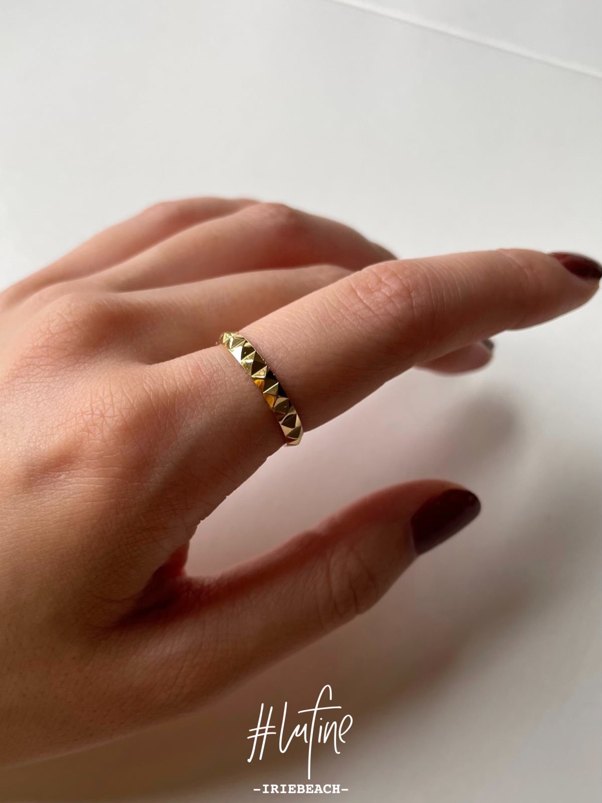lufine】studs ring | IRIEBEACH