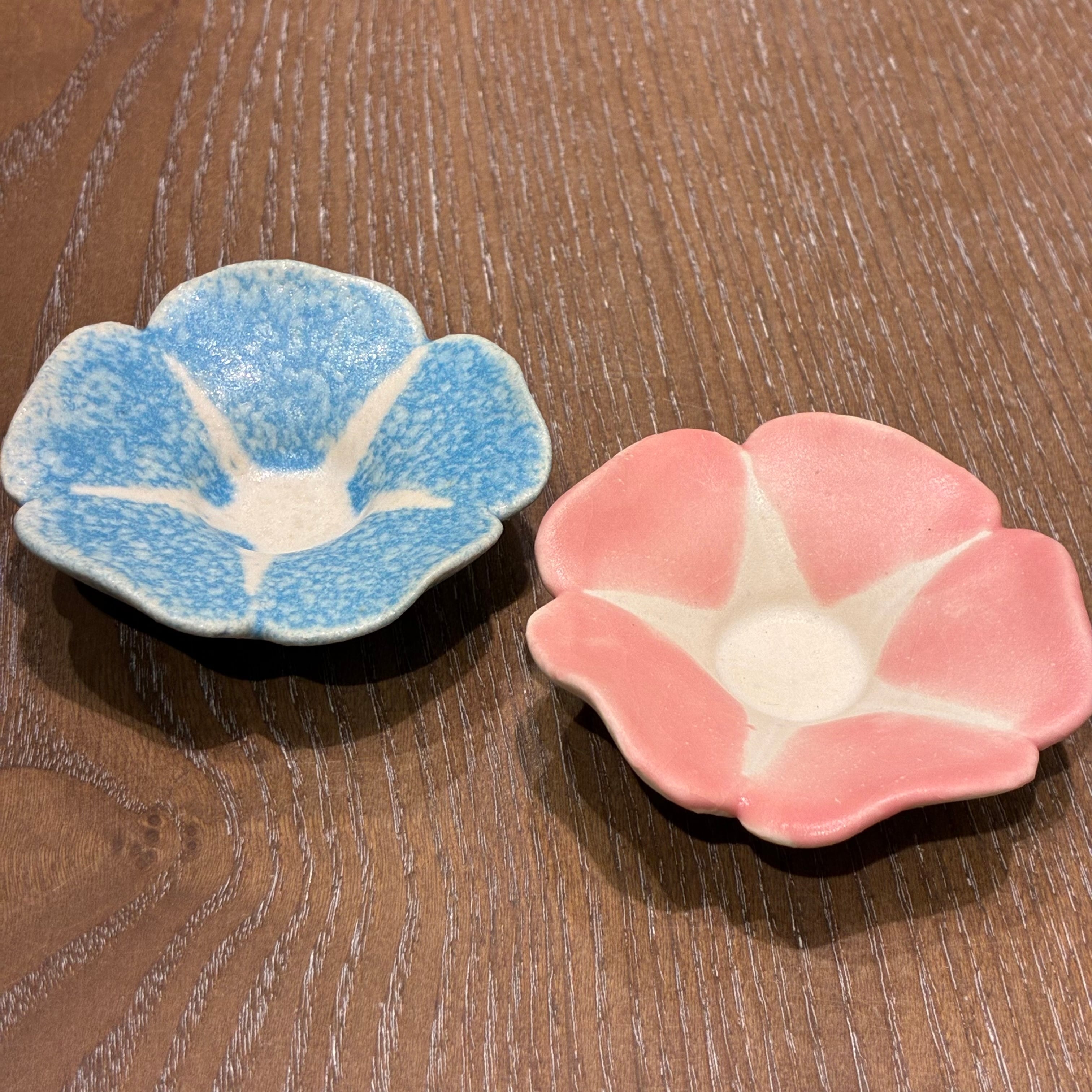 26夏】花豆皿 (幅 6 cm) 朝顔 そらのいろ | TSUNE;田中恒子の器