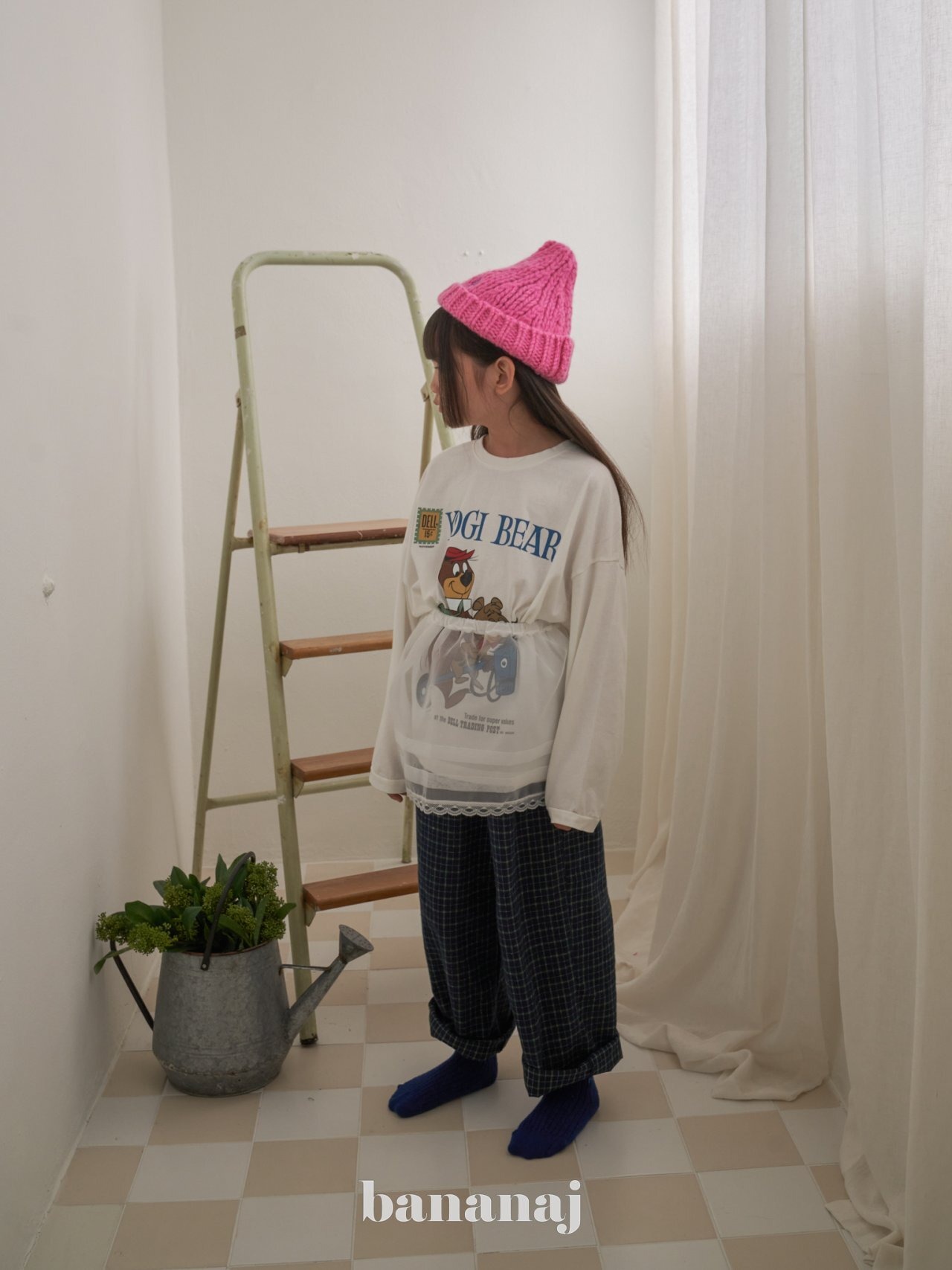 【Banana J】ベアロンT ホワイト 80〜120cm 240858 - 11