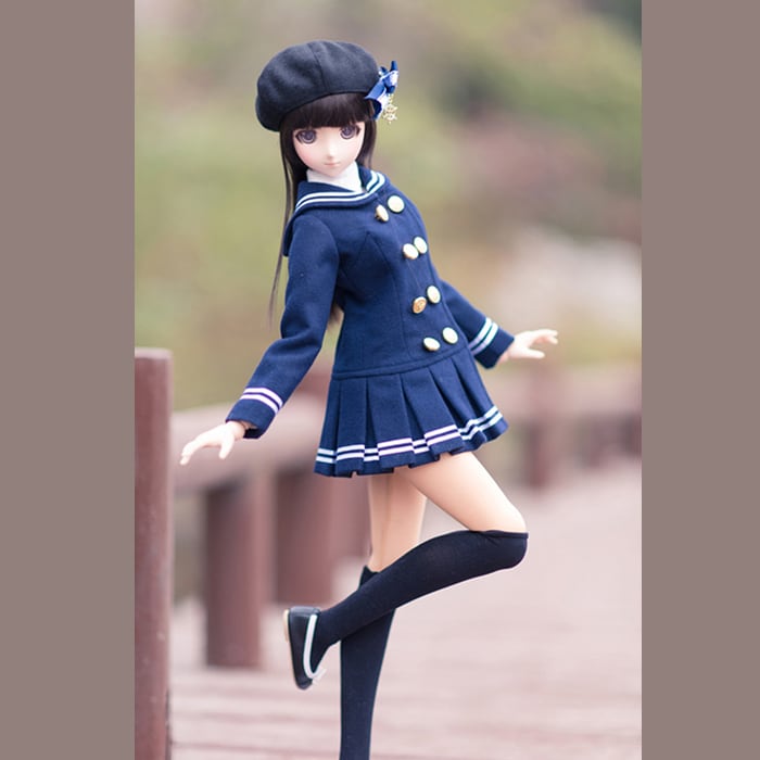 K32 BJD 1/4 ドール 衣装　セーラー服　6点セット　ハンドメイド