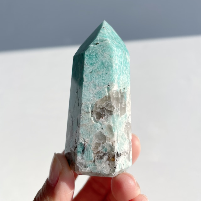 アマゾナイト タワー型02◇Amazonite◇天然石・鉱石・パワーストーン