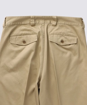 Fidelity / 2TUCK TWILL TROUSERS PANTS / M-52 フレンチアーミーパンツ / ツイルパンツ / ツータックチノパンツ / 25375003