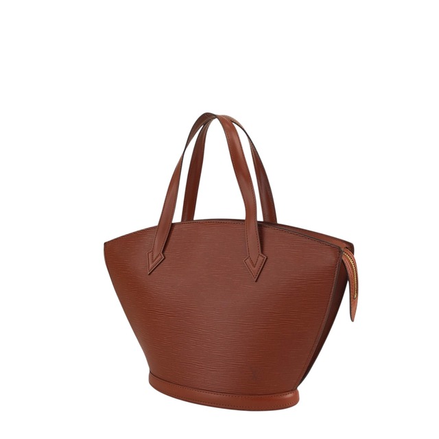 LOUIS VUITTON ルイヴィトン エピ トートバッグ ブラウン レザー サンジャック vintage ヴィンテージ オールド p6db2u