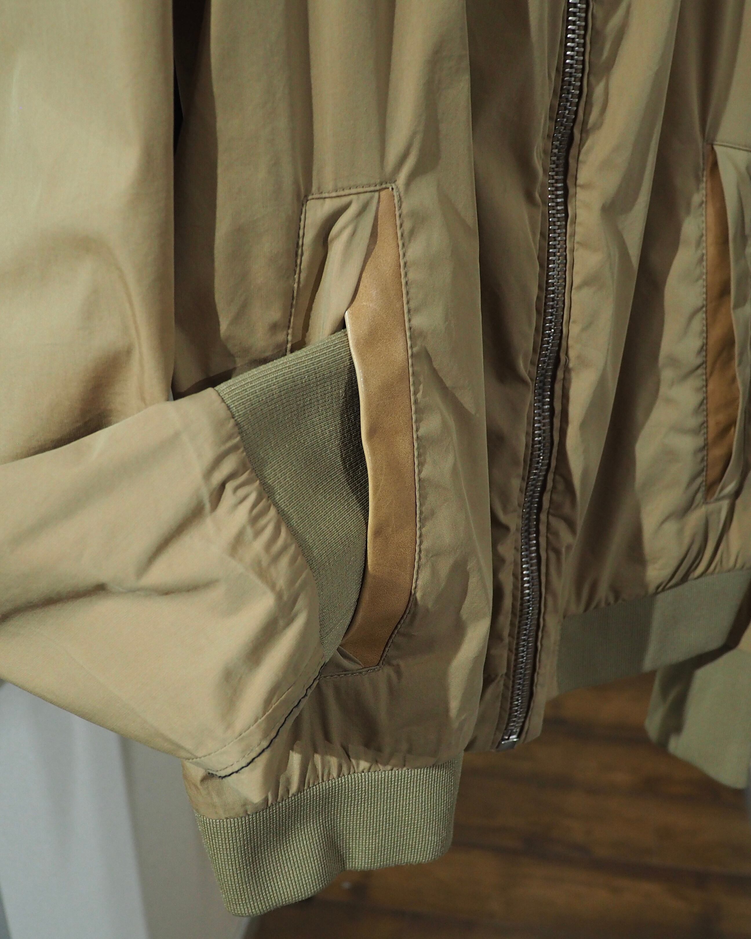 " DIESEL BLACK GOLD " Different materials Switching High neck Track jacket (Made in Italy)