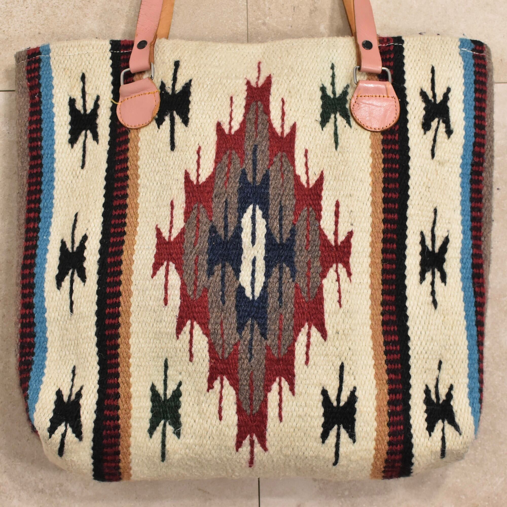 El Paso Saddleblanket native pattern tote bag | 古着屋 grin days 