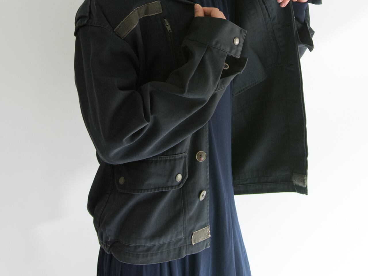 【French army】80's f1 over dyed combat jacket（フランス軍F1後染めコンバットジャケット）