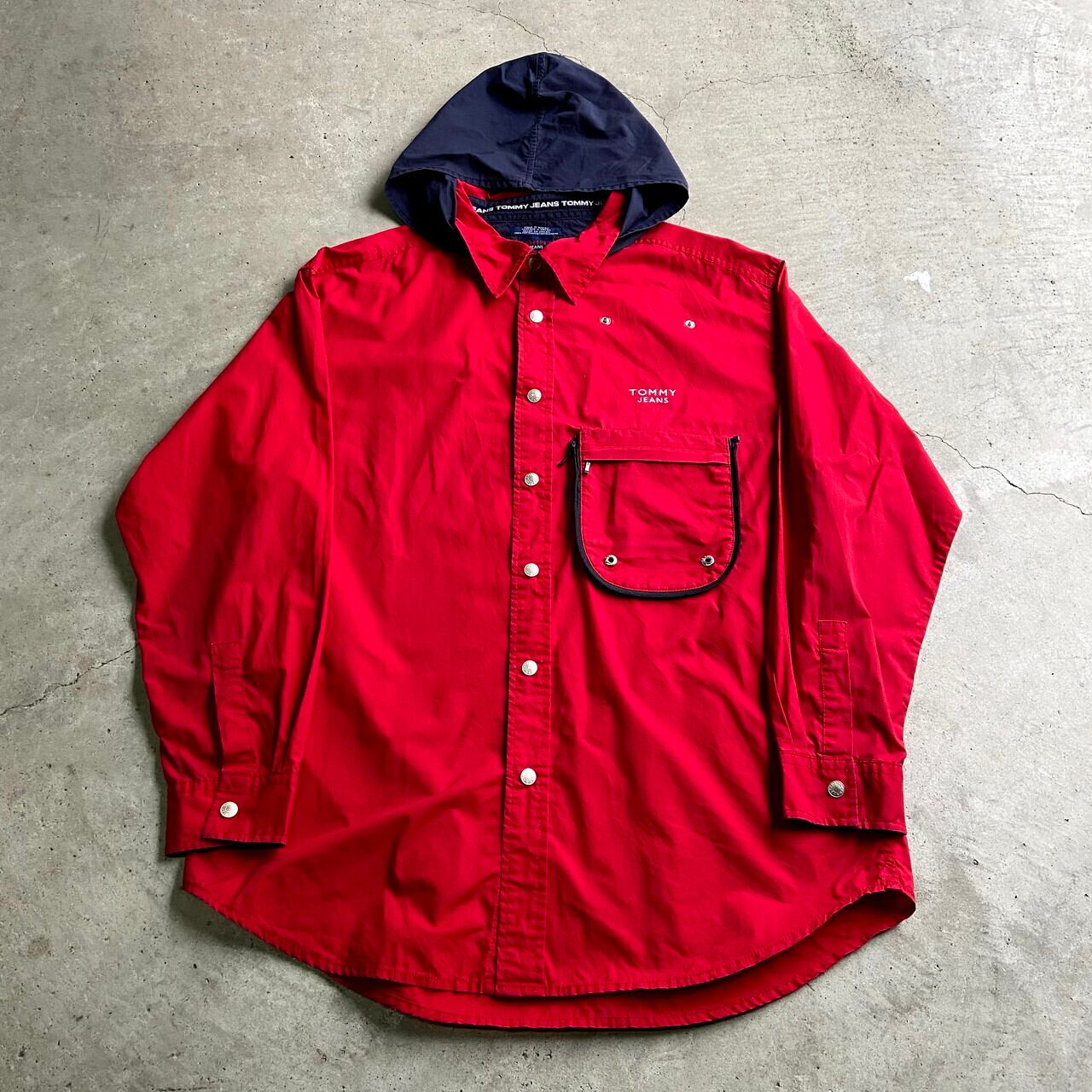 90年代 TOMMY JEANS TOMMY HILFIGER トミーヒルフィガー レアデザイン ...