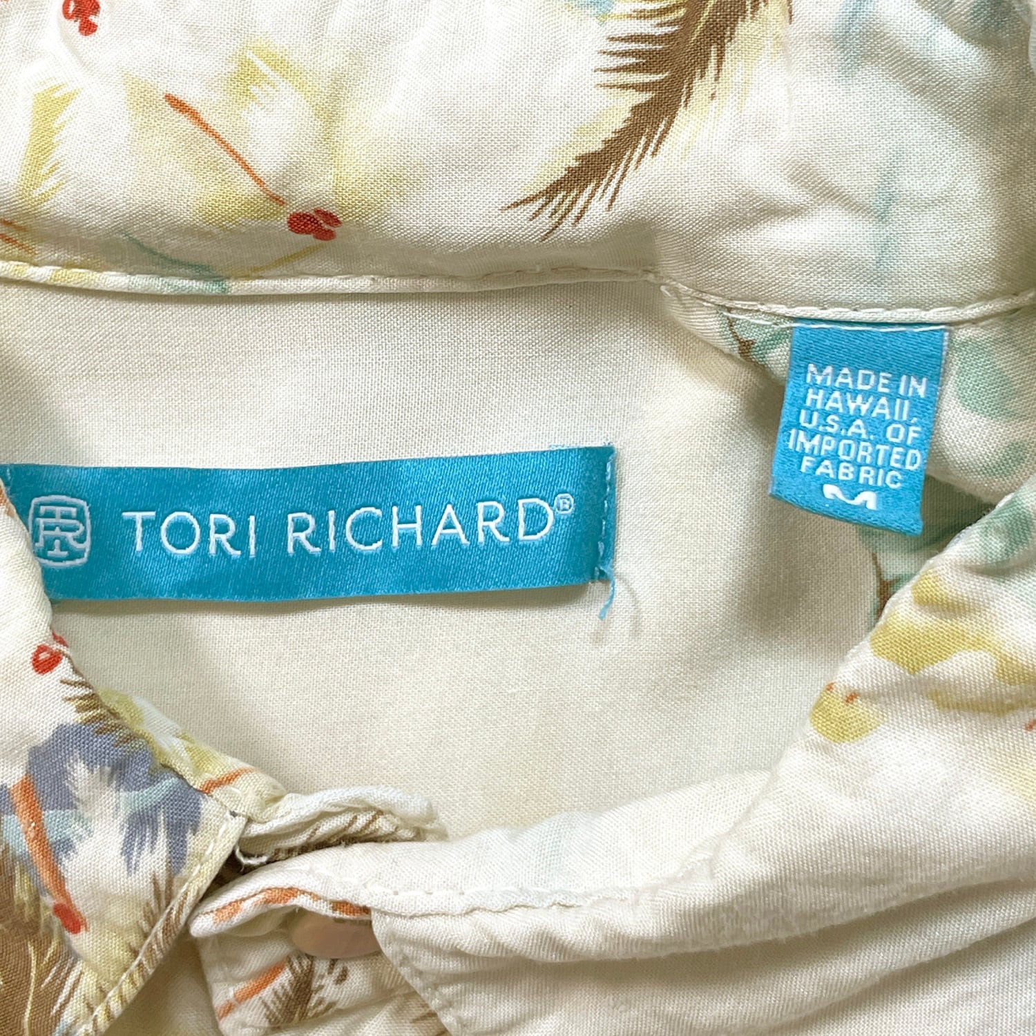 USA 古着 USA製 TORI RICHARD トリリチャード ビスコース アロハシャツ